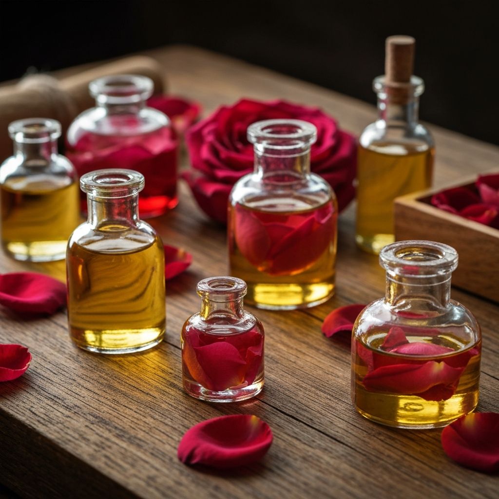 Aromatherapy oils and spa products