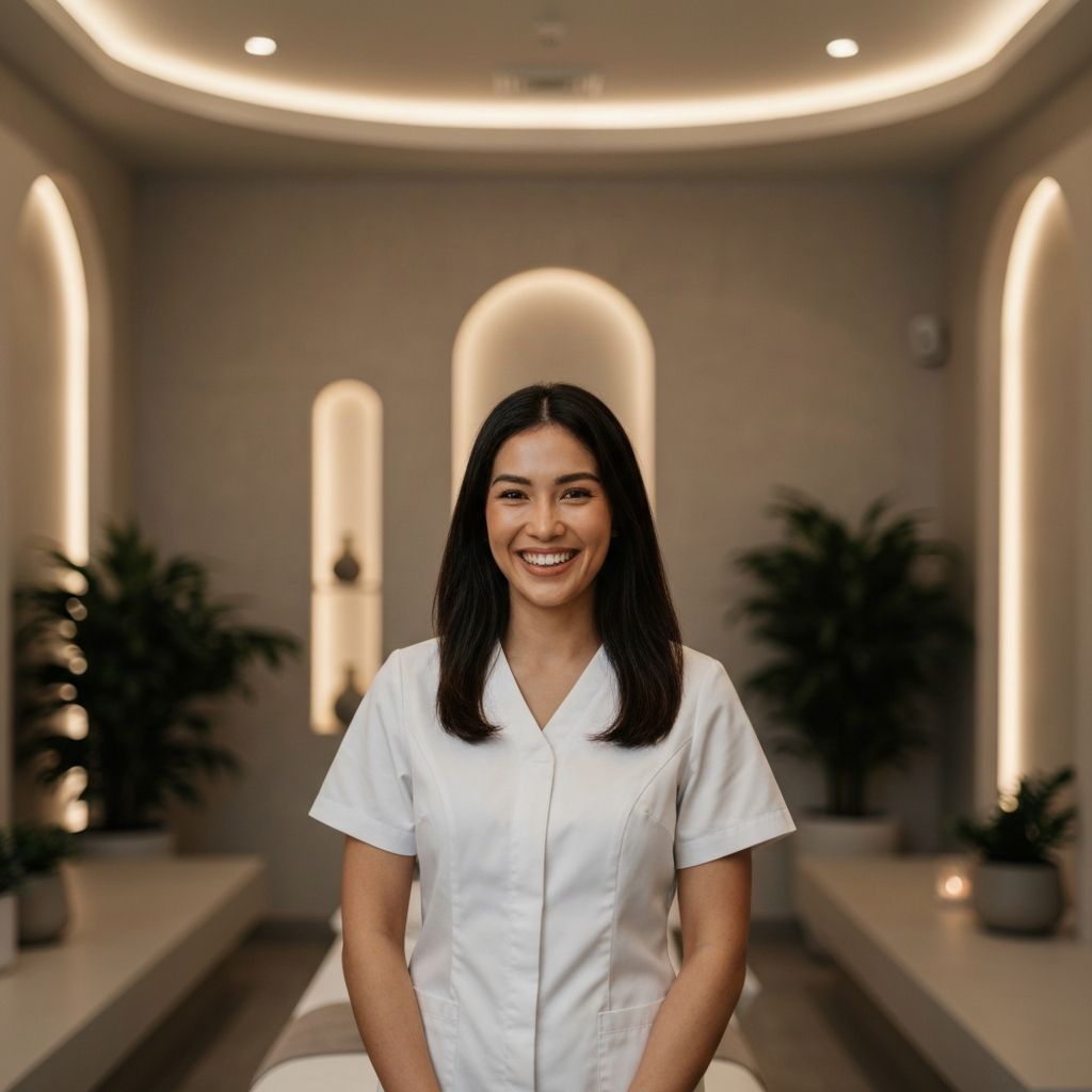 Professional spa therapist